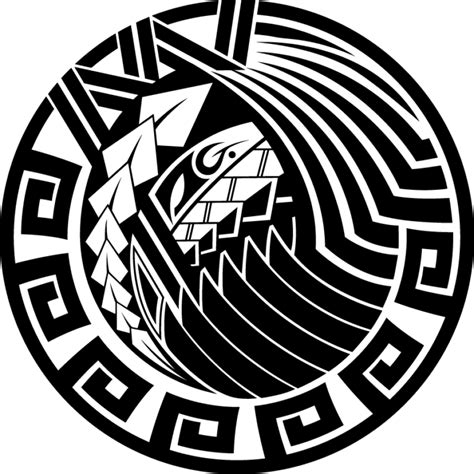 Raspaw Polynesian Circle Tribal Tattoo Designs