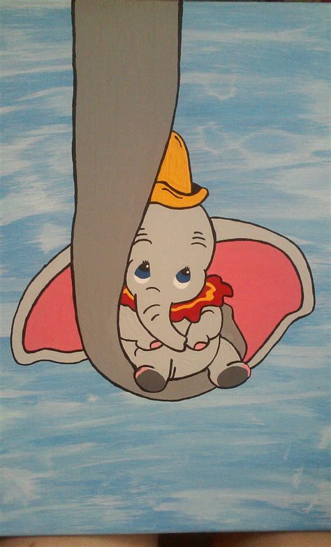 Dumbo Painting For My Mother One Of The First Paintings I Did Acrylic