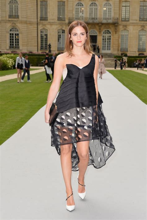 Emma Watson Dior Fashion Show In Paris July Emma Watson Style The