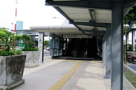 The station is located at jalan seri kembangan near the atmosphere. Taman Midah MRT Station | Greater Kuala Lumpur