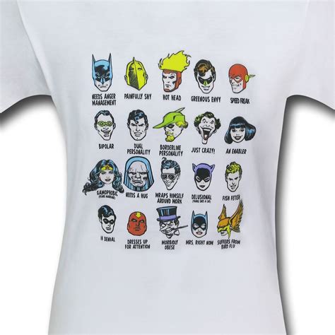 Dc Character Heads Kids T Shirt