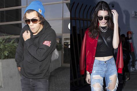One Directions Harry Styles Jets Into La To See Kendall Jenner Daily