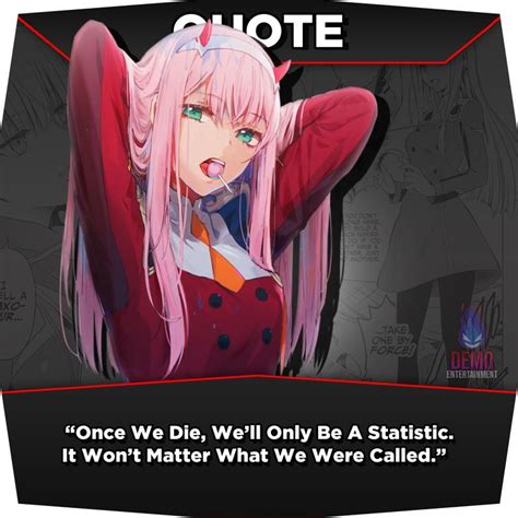 Darling In The Franxx Quote Darling In The Franxx Entertaining