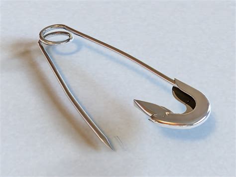 Safety Pin 3d Model 3d Studio Files Free Download Modeling 37187 On