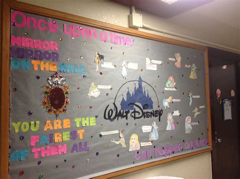 Disney Bulletin Board Idea Love The Mirror With Quote College Hacks