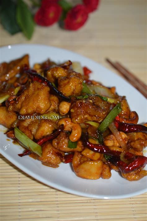 Diah Didis Kitchen Ayam Pedas Manis Ala Kung Pao Chicken