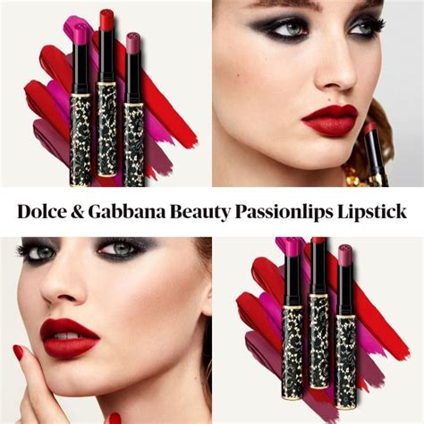 dolce and gabbana beauty passionlips lipstick beautyvelle makeup news