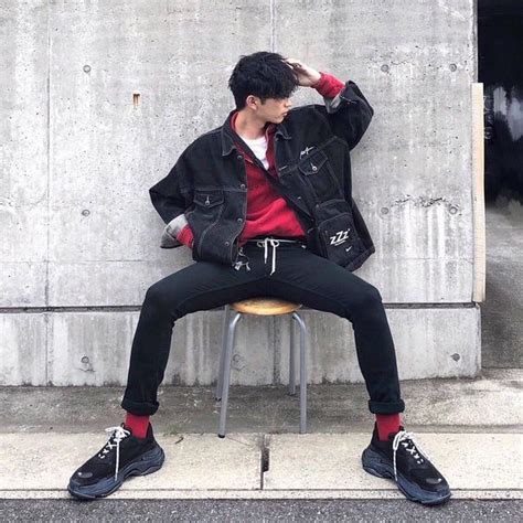 Grunge Aesthetic Korean Boy Outfit Ovnitrix If Youre Searching For