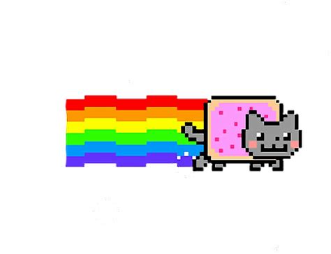 Nyan Cat Rainbow Transparent Background Png Play