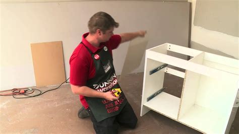 Clean the concrete residue off tops of the rails and knockouts. How To Install A Bathroom Vanity - DIY At Bunnings - YouTube