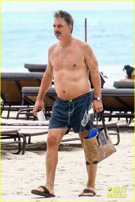 Chris Noth Goes Shirtless On The Beach During Miami Vacation Photo 4082911 Chris Noth