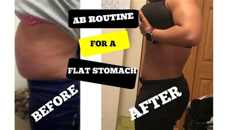 Flat Stomach In 2 Weeks Current Ab Routine For Flatter Stomach Youtube