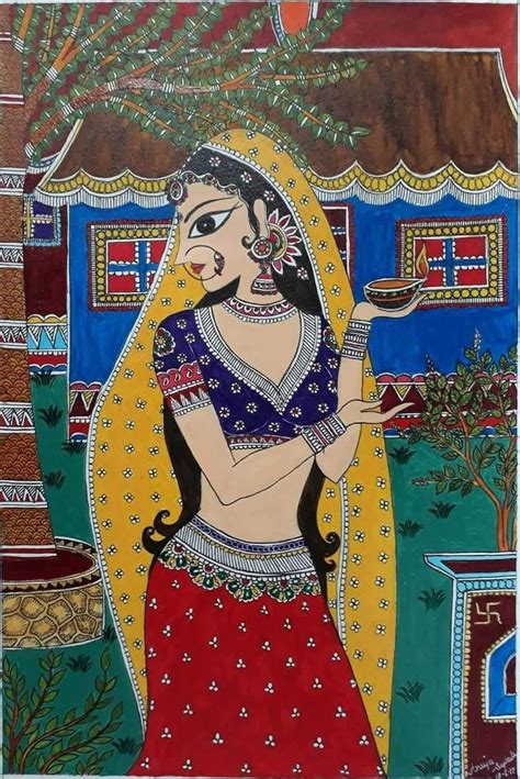 Madhubani Painting Is One Of The Many Famous Indian Art Forms Often