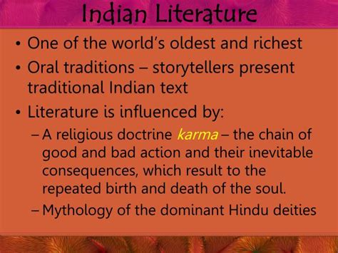 Ppt History Of Indian Literature Powerpoint Presentation Id5455203