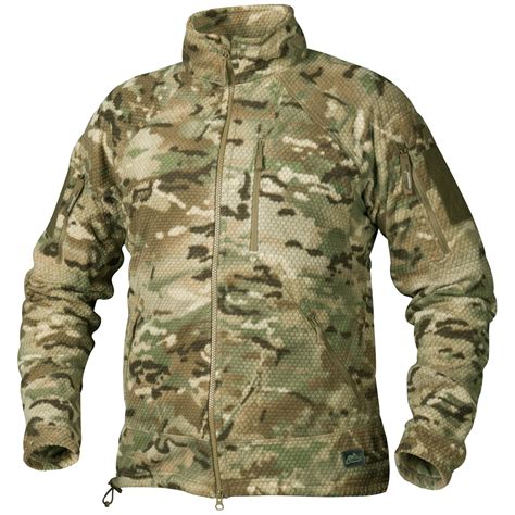 Helikon Alpha Tactical Grid Fleece Jacket Camogrom Fleeces Military 1st