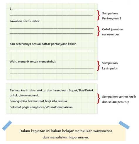 Contoh Soal Bahasa Indonesia Kelas Tentang Wawancara Soal Kelasmu
