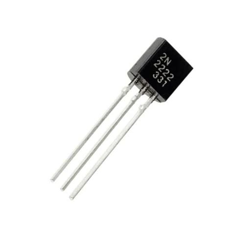 2n2222 Transistor Bjt Npn 40v To 92 Unit Electronics