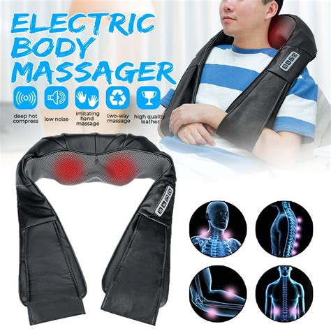 Shiatsu And Vibration Neck Massager With Heat Shiatsu Neck Massager Massager With 3d Rotation