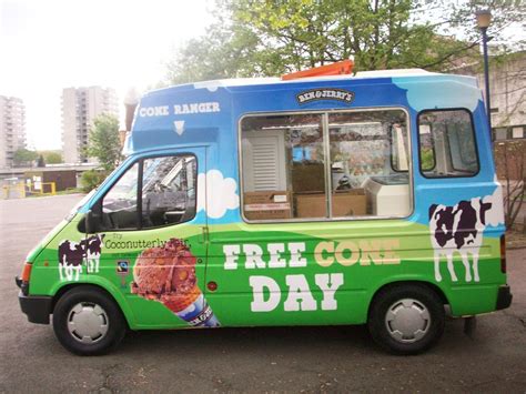 Ice Cream Van Full Body Branding Event Hire