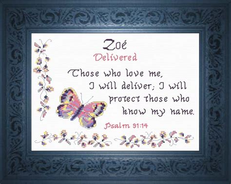 blessings zoe  personalized names  meanings  bible verses