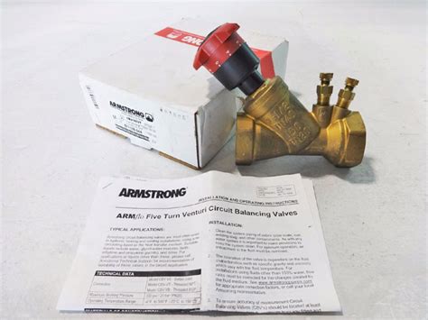 Armstrong Armflo Venturi Circuit Balancing Valve Cbv Vt