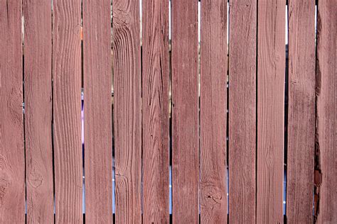 Red Stained Fence Texture Picture Free Photograph Photos Public Domain