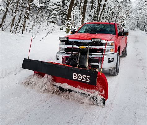 Boss Snowplow Truck Plow Equipment