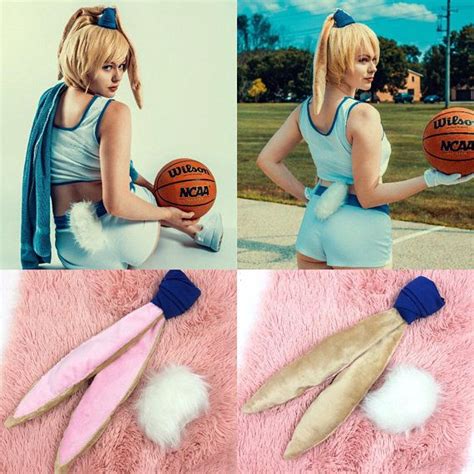 Lola Scrunchy Ears And Tail In 2021 Space Jam Costume Diy Bunny Ears Bugs Bunny Costume