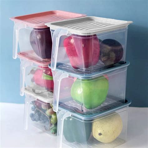 Rudraacorp Airtight Fridge Storage Containers Set Plastic Food Storage