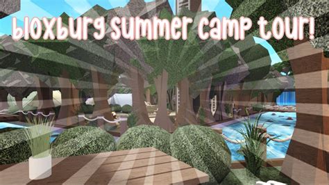 Bloxburg Summer Camp Tour Azoriah Youtube
