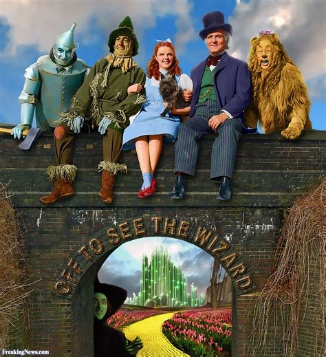 He learns quickly and usually comes up with a helpful idea when the travelers face a challenge. Wizard of Oz Characters Sitting on a Bridge Pictures ...