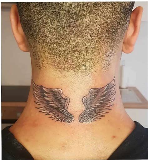 Aggregate 96 About Wings On Neck Tattoo Meaning Unmissable