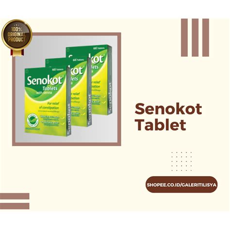 Jual Senokot Tablets Tablet With Senna Isi 60 Tablet Senokot Shopee Indonesia