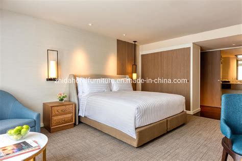 Luxury Modern Double Customized Wooden Hotel Bedroom Furniture China