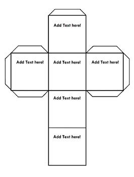 Customizable Paper Dice Templates Free By Mrwatts Tpt