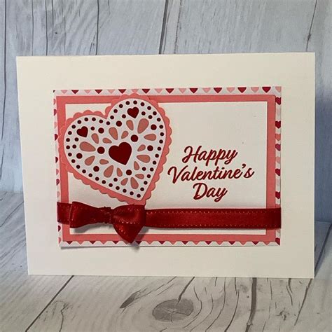 Valentine Card Using From My Heart Suite From Stampin Up The Foiled