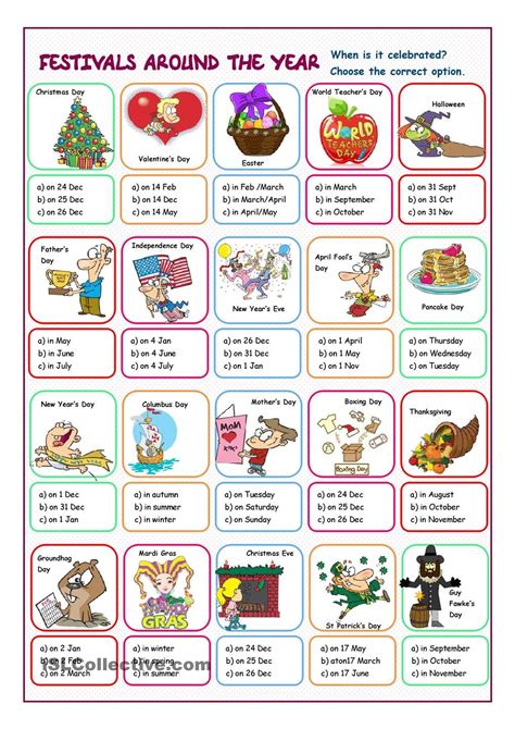 Holidays Around The World Printables Printable Word Searches