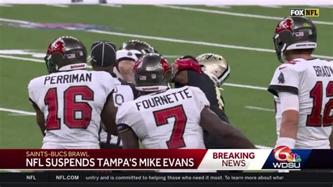 Mike Evans Receives One Game Suspension