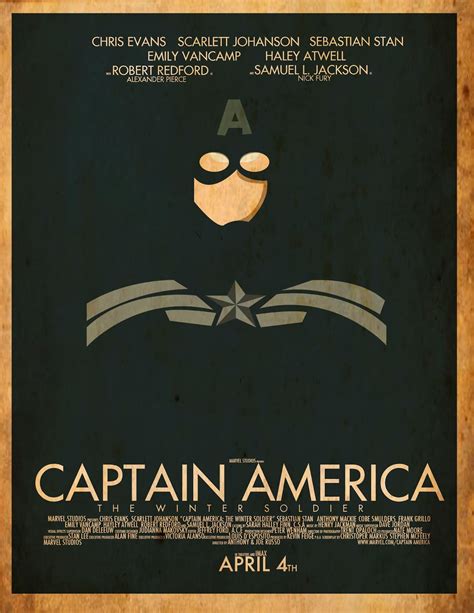 The Official Cover Warehouse Captain America The Winter Soldier Poster