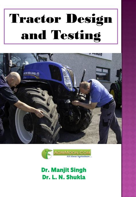 Tractor Design And Testing Pdf Book Agrimoon