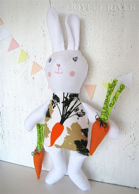 Stuffed Toy Bunny Pdf Sewing Pattern Easter Bunny Rabbit Etsy