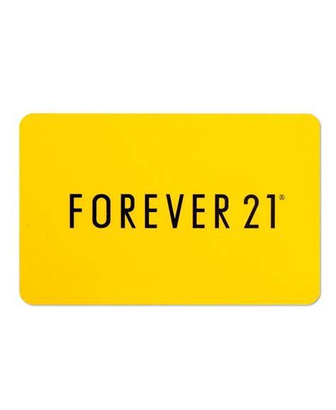 Forever 21 Gift Card | Forever 21 gift card, Forever 21 ...