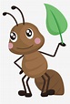 Ants Clipart Brown Ant - Ant Cartoon Png, Transparent Png - kindpng