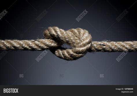 Frayed Rope Knot On Image And Photo Free Trial Bigstock