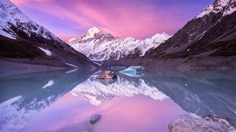Aoraki Mount Cook New Zealand Picture For Nature Images Hd Hd