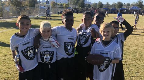 Nfl Flag Youth League Teams Up With Raiders