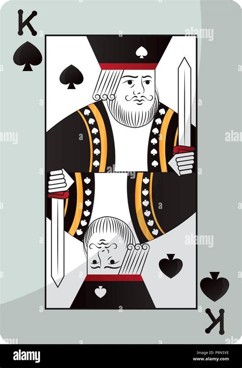 King Of Spades Playing Card High Resolution Stock Photography And