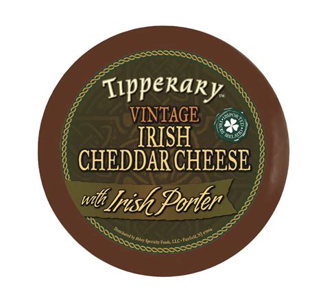 Tipperary Irish Cheddar With Porter — Abbey Specialty Foods