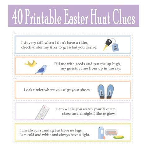 Thanks so much for sharing your printable. Printable Easter Egg Hunt Clues - Printables 4 Mom