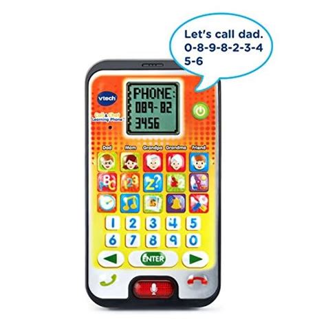 Vtech Call And Chat Learning Phone Orange Epic Kids Toys